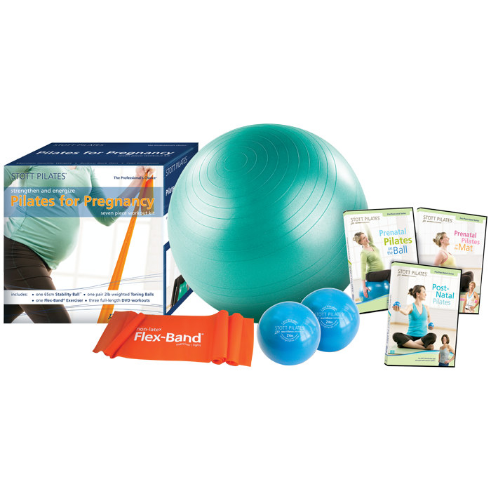 STOTT PILATES - Prenatal Pilates on the Mat & on Ball ( 3 DVD Lot) Sealed,  NEW 690650811295