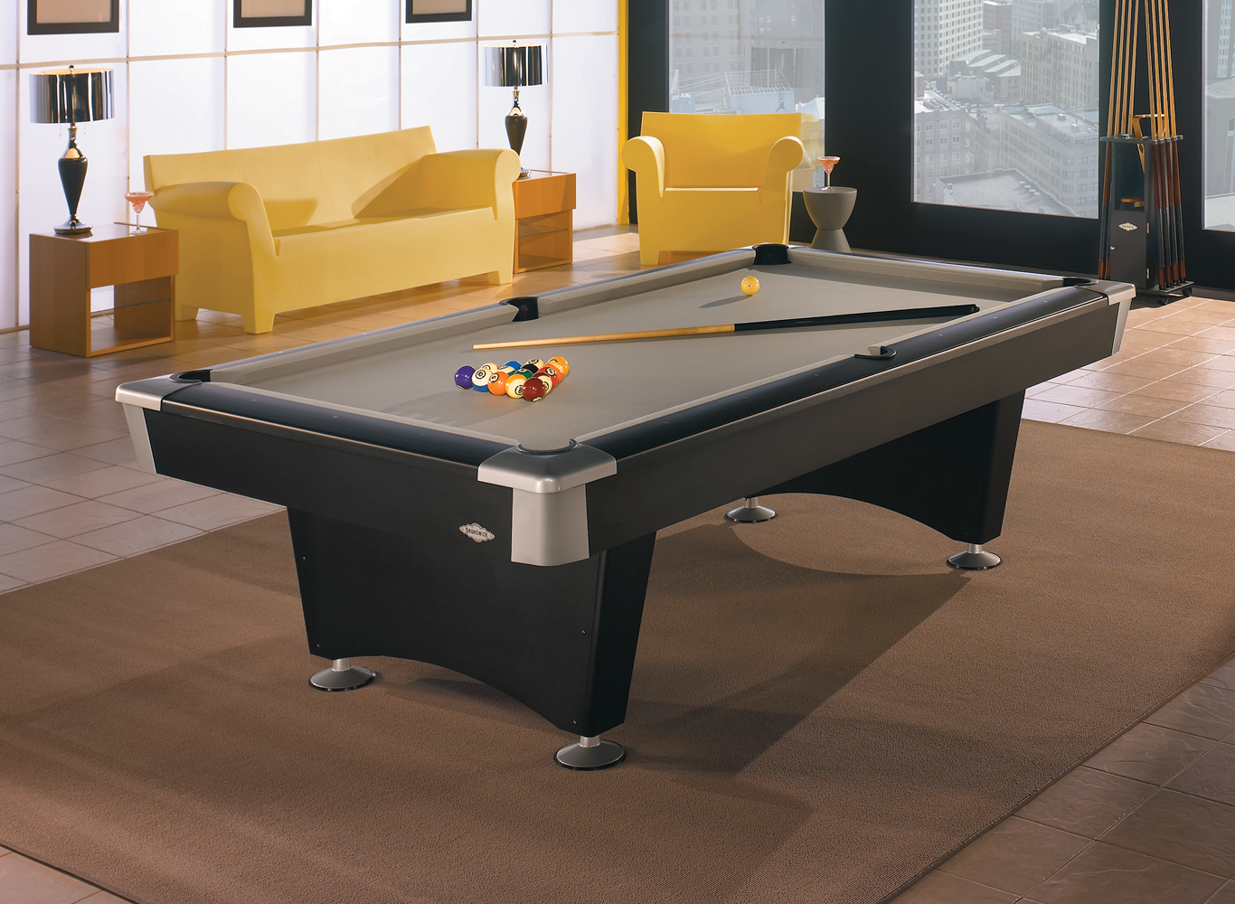 Brunswick Contender Black Wolf 7 ft Pool Table